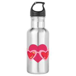 Herz Edelstahlflasche