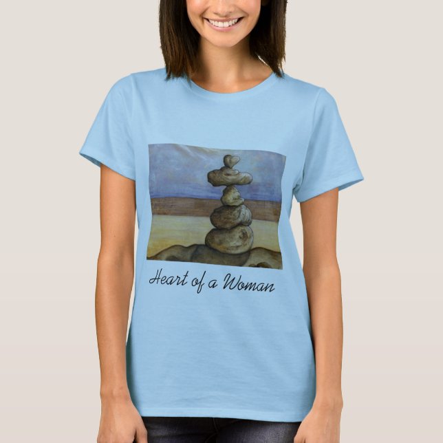 Herz einer Frau T-Shirt (Vorderseite)