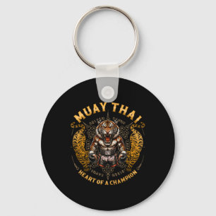 Herz eines Champions - Kickboxen und Muay Thai Fra Schlüsselanhänger