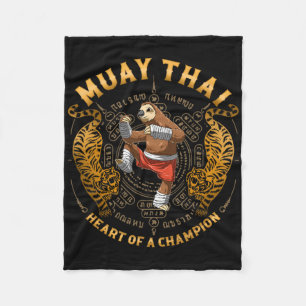 Herz eines Champions - Kickboxen und Muay Thai Spa Fleecedecke