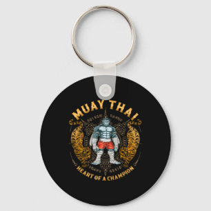 Herz eines Champions - Kickboxen und Muay Thai Tra Schlüsselanhänger