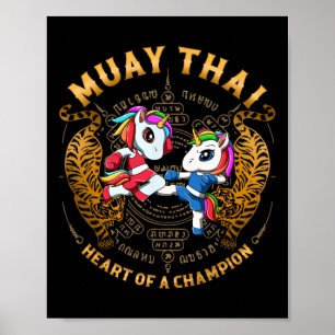 Herz eines Champions - Kickboxen und Muay Thai Uni Poster
