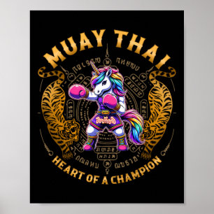 Herz eines Champions - Kickboxen und Muay Thai Uni Poster