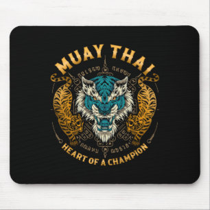 Herz eines Champions - Kickboxen und Muay Thai Wut Mousepad