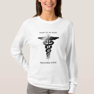 Herz eines Engels: Registrierte Krankenschwester-T T-Shirt