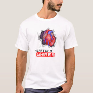 Herz eines Gamer T-Shirt