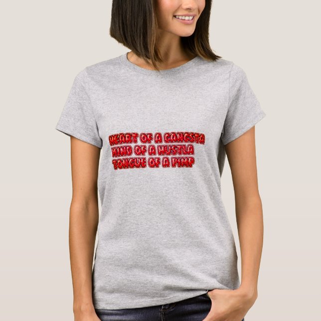 Herz eines Gangstas T-Shirt (Vorderseite)