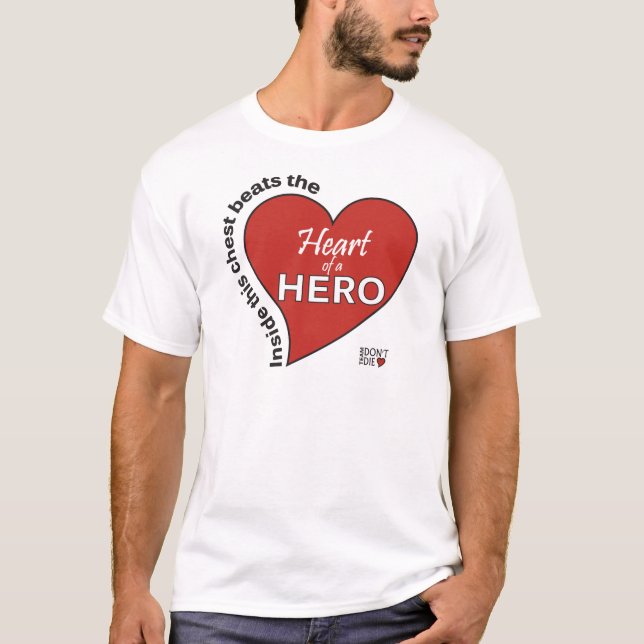 Herz eines Helden T-Shirt (Vorderseite)