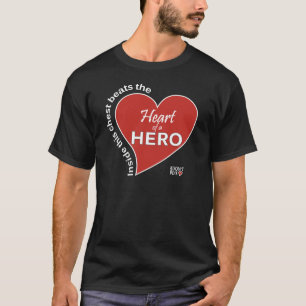 Herz eines Heldes - dunkle T - Shirts