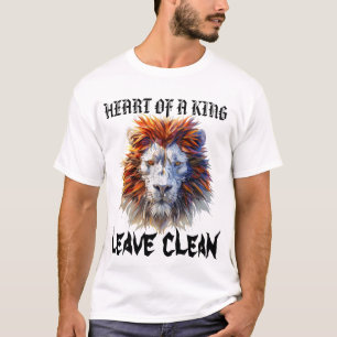 Herz eines Königs - Löwenkraft T-Shirt T - Shirt