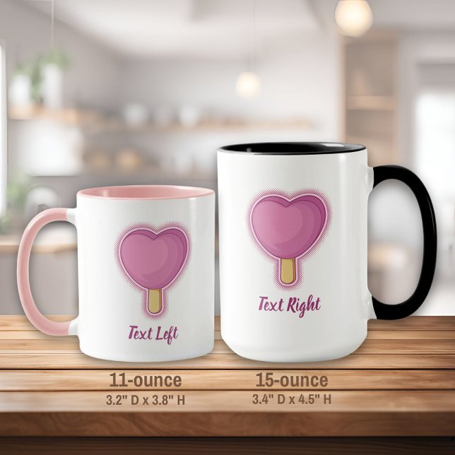 Herz-Eiscremestick Tasse (Von Creator hochgeladen)
