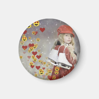 Herz-Emoji Magnet
