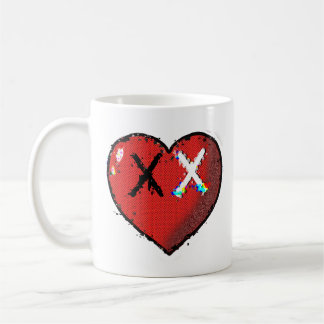 Herz-Emote-Kaffee-Tasse Kaffeetasse