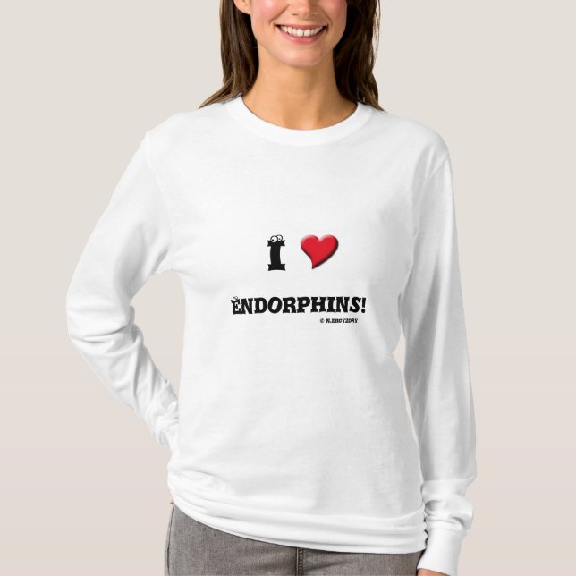 (Herz) Endorphins I! T-Shirt (Vorderseite)