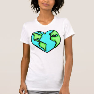 Herz Erde T-Shirt