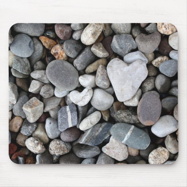 Herz-Felsen Mousepad (Vorne)