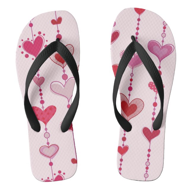 Herz-Fliesen Flip Flops (Fußbett)