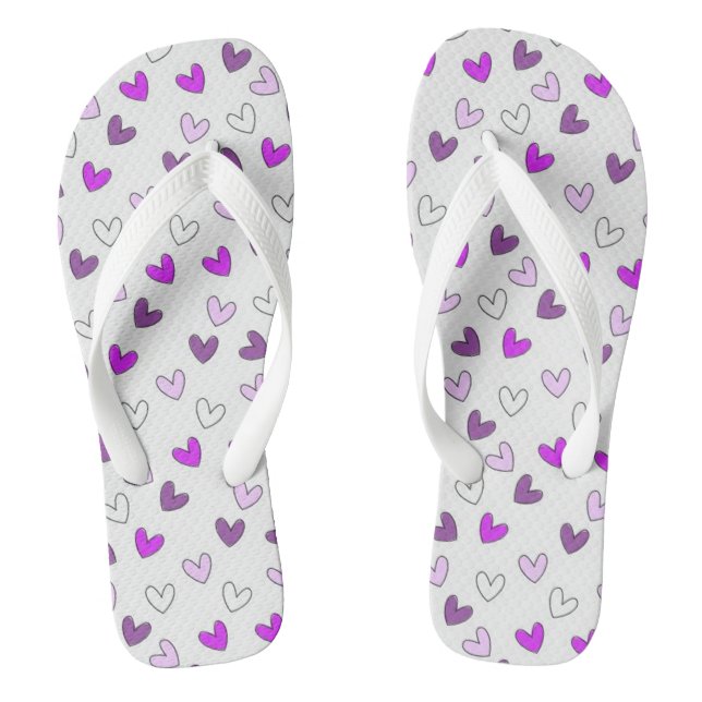 Herz Flip Flops (Fußbett)