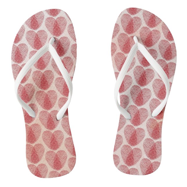 Herz Flip Flops (Fußbett)