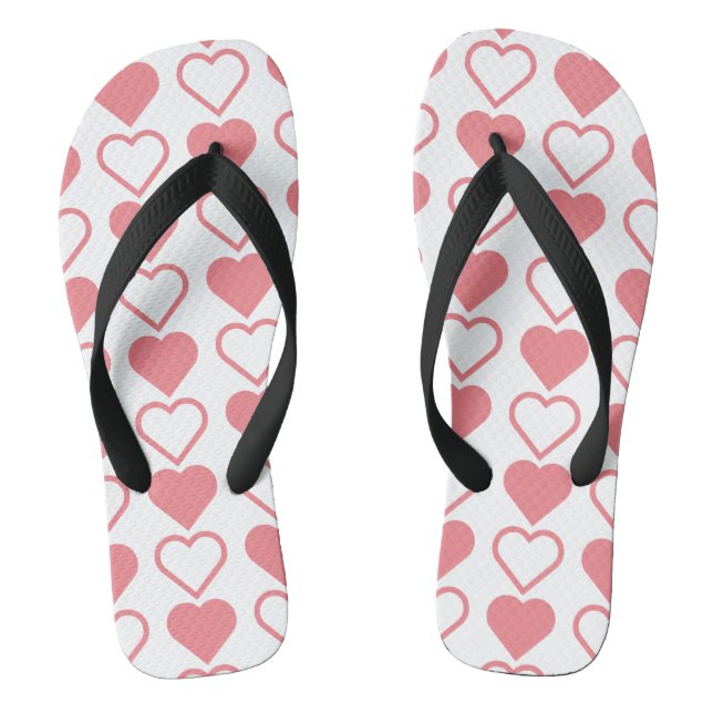 Herz Flip Flops (Fußbett)