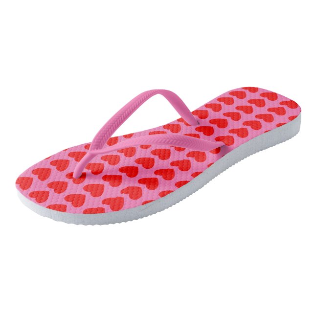 Herz-Flip-Flops Flip Flops (Schrägansicht)