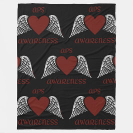 Herz/Flügel...APS Fleece Blanket