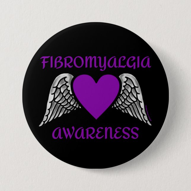 Herz/Flügel...Fibro-Taste Button (Vorderseite)