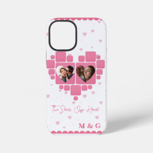 Herz-Foto-Design & benutzerdefinierte Namen   Roma iPhone 12 Mini Hülle