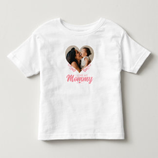 Herz Foto, ich Liebe meine Mama Kleinkind T-shirt