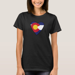 Herz für Colorado Farbenfrohe Colorado Kleidung 1 T-Shirt