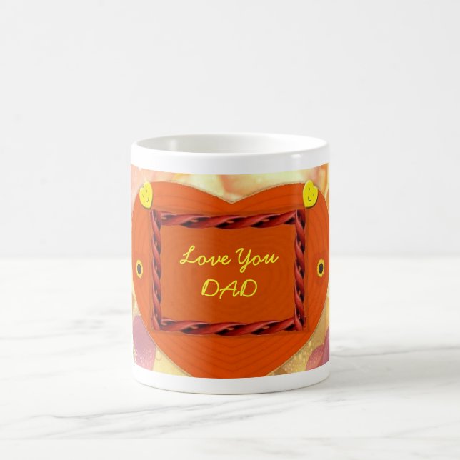 Herz für Daddy Kaffeetasse (Mittel)