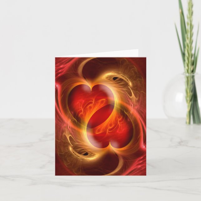 Herz für Herz Karte (Vorderseite)