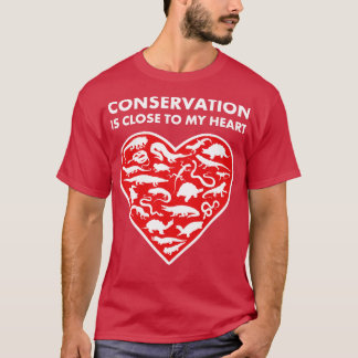 Herz für Reptilienerhaltung T-Shirt