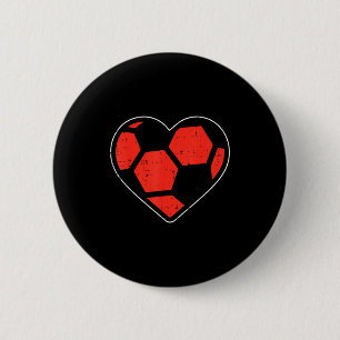 Herz Fußball Valentinstag Sport L Button