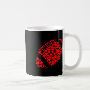 Herz-Fußballliebhaber Lustig Fußball ist mein Vale Kaffeetasse