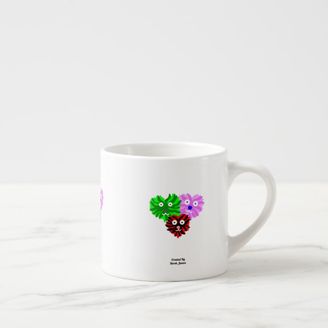 Herz Fuzzies Espresso Tasse (Rechts)