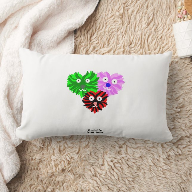 Herz Fuzzies Lumbar Pillow Lendenkissen (Decke)