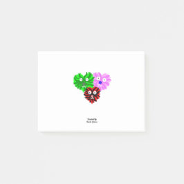 Herz Fuzzies - Nachhinweise (10,2 cm x 7,6 cm) Post-it Klebezettel