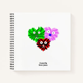Herz Fuzzies Spiral Notebook Notizbuch