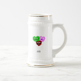 Herz Fuzzies Stein Tasse