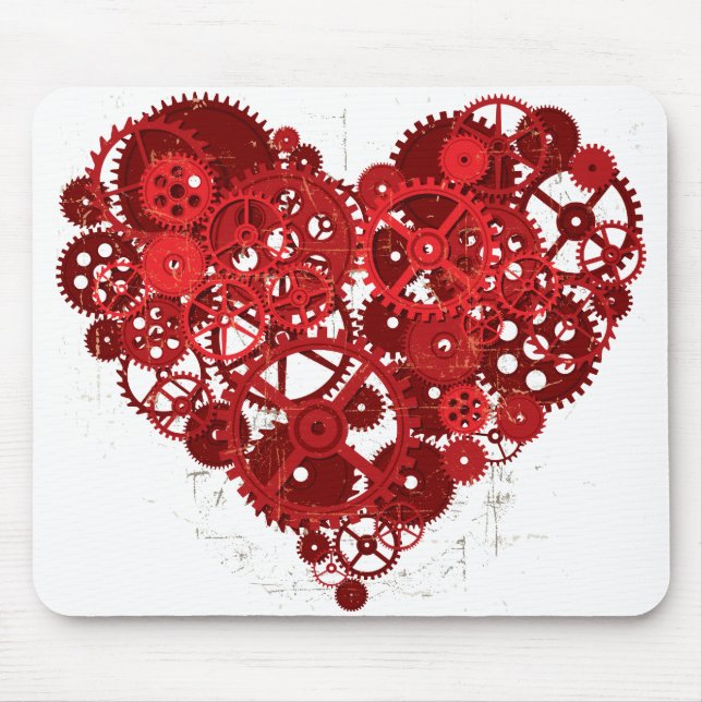 Herz_Gears_01 Mousepad (Vorne)