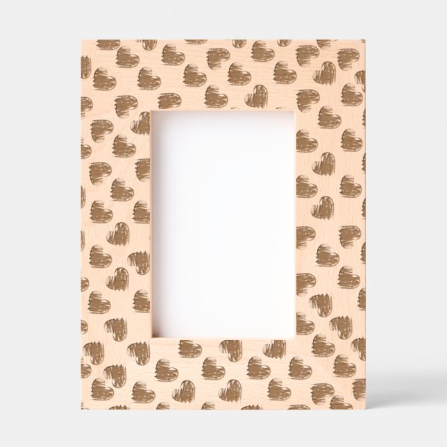 Herz Geätzte Rahmen (Vorderseite)