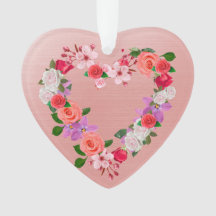 Herz geformt BlumenBouquet der Liebe Keramik
