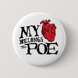 Herz gehört Poe-Knopf Button
