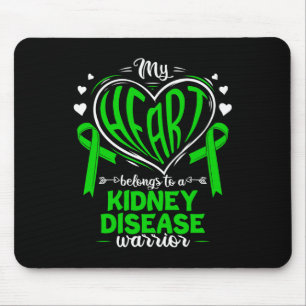 Herz gehört zu einer Nierenerkrankung Krieger Nier Mousepad