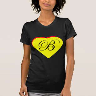 Herz Gelb B Hochzeit Einladung MUSEUM Z T-Shirt