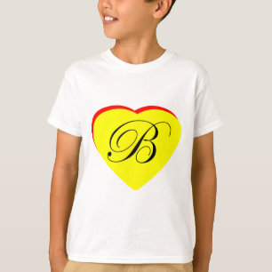 Herz Gelb B Hochzeit Einladung MUSEUM Z T-Shirt