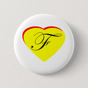 Herz Gelb F Hochzeit Einladung MUSEUM Z Button