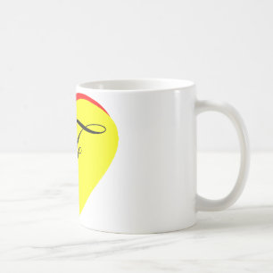 Herz Gelb F Hochzeit Einladung MUSEUM Z Kaffeetasse