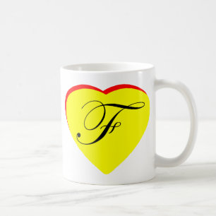 Herz Gelb F Hochzeit Einladung MUSEUM Z Kaffeetasse